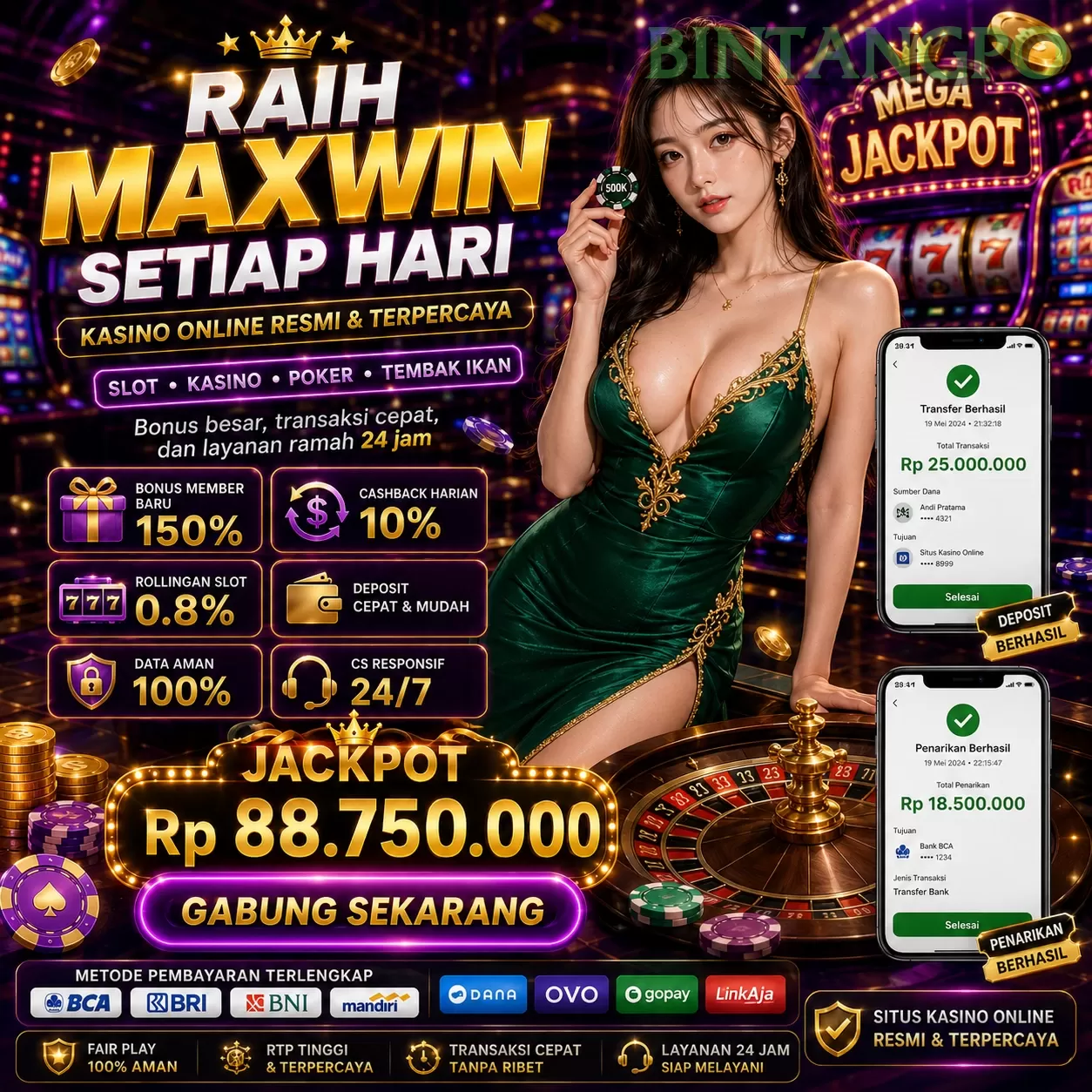Login bintangpo Sekarang Bonus Melimpah